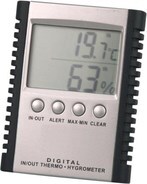 Hygrometar/Termometar Digital silver H.596592 Hygrometar/Termometar Digital silver H.596592