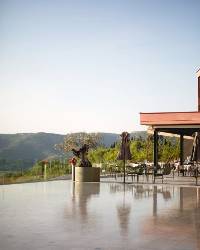 The view. Istrian hills. Roxanich terrace. Sunrise to sunset.🥂