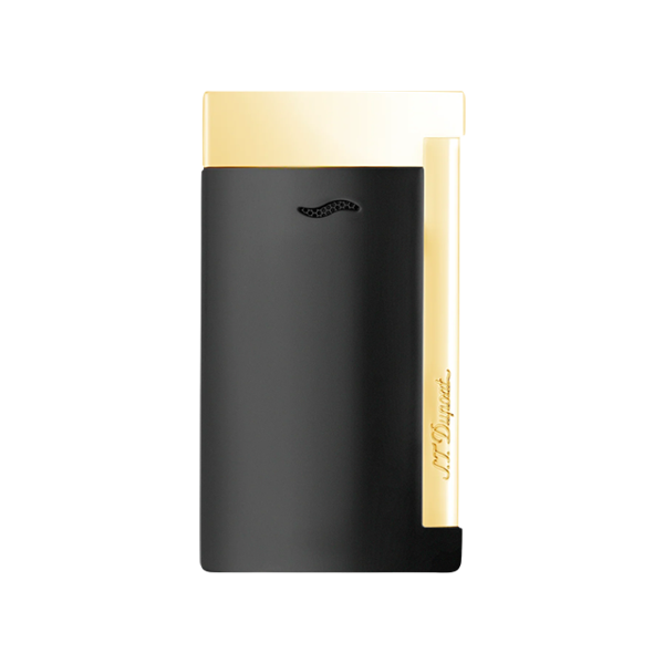 Upaljač S.T.Dupont Slim 7 Black Lacquer & Yellow Gold 27708